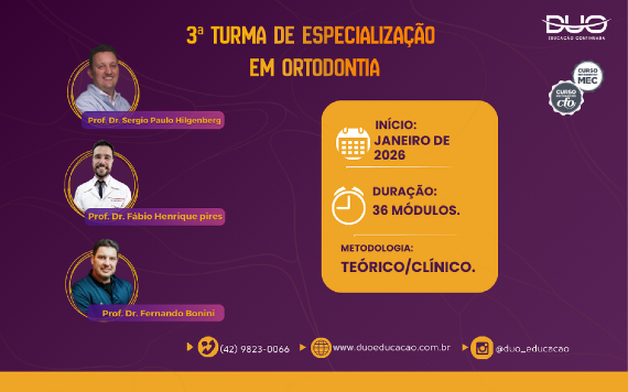 Especialização em Ortodontia 
