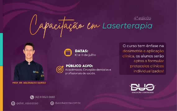 Capacitação em Laserterapia - 4ª Edição! 